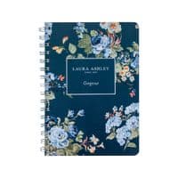 Блокнот Axent на спіралі Laura Ashley, Gorgeous А5 80 аркушів, клітинка, тверда обкладинка (8470-5-A-LA)