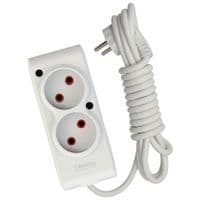 Сетевой удлинитель TECCO 3м 2 white (8681277841118)
