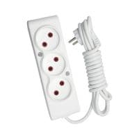Сетевой удлинитель TECCO 2м 2 white (8681277841323)