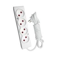Сетевой удлинитель TECCO 5м 3 white (8681277841477)