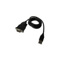 Адаптер Dynamode USB 2.0 A Male - 1 * RS-232 (COM) кабель 1,5м, чіпсет FTDI FT232RL, чорний (FTDI-DB9M-02)