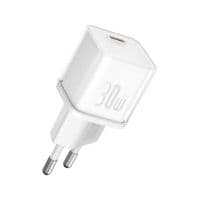 Зарядний пристрій Baseus GaN5S Fast Charger 1C 30W EU Moon White