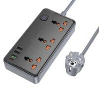 Сетевой удлинитель BOROFONE BAC3A Roy 3 position socket(PD20W/1C3A)(EU) Black
