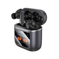 Беспроводные наушники BOROFONE BW67 Gorgeous true wireless ANC+ENC noise reduction touch screen BT headset Metal Gray