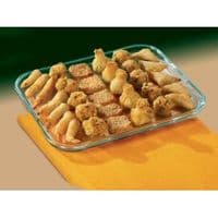 Форма с/к PYREX противень стеклянный прямоуголь. 32х26х2см тонкое уни. (291B000/8016)