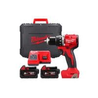 Шуруповерт-дрель аккумуляторная Milwaukee M18 BLPDRC-502C 18В 2х5А·год М12-М18 60Нм 0·1700 об·мин 1.5кг