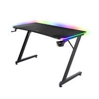 Стол Trust GXT 710 Luminus Pro RGB, (120x60см), чорний