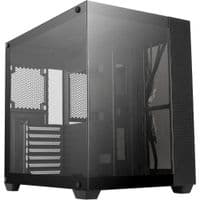 Корпус Frontier IGLOO F, Black, без БП, Midi Tower, для ATX / MicroATX / Mini-ITX, 1xType-C / 2xUSB 3.0, макс. CPU - 160 мм / VGA - 410 мм, бічна та передня панель із загартованого скла, 7 попередньо встановлених вентиляторів із підсвічуванням