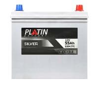 Автомобильный аккумулятор PLATIN Silver Asia SMF  55Ah 520A R+ (NS60) толст.кл.