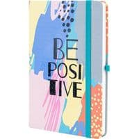 Книга записная Optima Be Positive А5 128 листов линия (O20812-37)