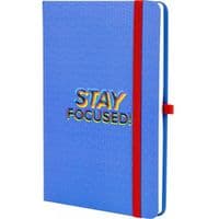 Книга записная Optima Stay Focused А5 128 листов линия фиолетовая (O20812-38)