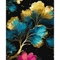 Картина по номерам Santi Золотые лепестки, 40*50 см, поталь (955284)