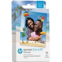 Фотопапір Sprocket Zink 3.5"x4.25" Глянцевий, самоклеючий, 50 листів