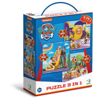 Пазл 3 в 1 Paw Patrol. Игровая площадка