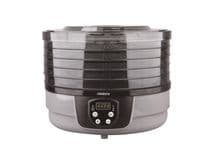 Сушарка для продуктів  Ardesto FDB-532TTC, 250Вт, піддонів -5x3см, діаметр-32см, макс-70°С, таймер, електр. управління, пластик , білий