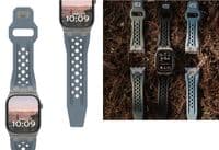 Ремінець UAG для Apple Watch Ultra 2/Ultra-49-45-44-42mm, Monarch, Cloud Blue/Titanium
