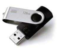 Флeш пам'ять USB 2.0 128GB UTS2 Twister Black