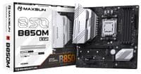 Материнська плата AM5 Maxsun Terminator B850M WIFI, B850, 4xDDR5, Int.Video (CPU), 4xSATA3, 2xM.2, 1xPCI-E 4.0 x16, 1xPCI-E 3.0 x4, 1xPCI-E 3.0 x1, ALC897, RTL8125BG, RTL8852BE, BT5.2, 4xUSB3.2/4xUSB2.0/1xUSB-C, DP/HDMI, Micro ATX