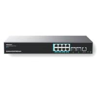 Grandstream GWN7821P, керований мультигігабітний мережевий комутатор рівня 3, 8x 2,5GbE RJ45 PoE 802.3 af/at, до 60 Вт, загальний бюджет потужності 240 Вт, 2x SFP+, внутрішній блок живлення