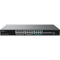 Grandstream GWN7822P, керований мультигігабітний мережевий комутатор рівня 3, 8x 2.5GbE, 16x GbE RJ45 PoE 802.3 af/at, 30 Вт для портів 1-16, 60 Вт для портів 17-24, загальний бюджет 360 Вт, 2x SFP+, внутрішній блок живлення, додатковий резервний блок живлення