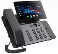 Телефон IP Fanvil V66 2xGE LAN, 1xUSB-A, BT 5.4, WiFi, 20 SIP line, VPN, PoE, 7" цветной тач-дисплей, 116 DSS key, черный