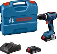 Шуруповерт-дрель аккумуляторная Bosch GSB 18V-65 18В 2х2А·час 31·65Нм 0-2100об·мин ЗП GAL18V-20 кейс 1.12кг