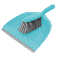 Совок IDEA HOME DS-518 Blue із щіткою 23х33 см (DS-518 Blue)