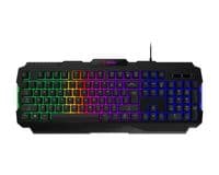 Клавиатура мембранная MSI FORGE GK100 104key, USB-A, EN/UKR/RU, ColorLED, черный