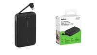 Акумулятор портативний літій-іонний Power Bank Belkin 10000мА·год, 20Вт, з інтегрованим кабелем USB-C, чорний
