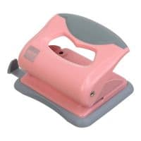 Діркопробивач Buromax пластиковий PASTEL, до 20 аркушів, 125 х 95 х 65 мм, рожевий (BM.4020-10)