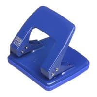 Діркопробивач Buromax металевий, до 25 аркушів, 122 х 108 х 54 мм, синій (BM.4030-02)