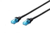 Патч-корд 2E CAT 5e, UTP, 0.20м, 26AWG, RJ45, 7/0.16, Cu, LSZH, чорний