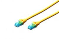 Патч-корд 2E CAT 5e, UTP, 0.20м, 26AWG, RJ45, 7/0.16, Cu, LSZH, желтый