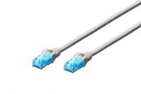 Патч-корд 2E CAT 5e, UTP, 7м, 26AWG, RJ45, 7/0.16, Cu, LSZH, серый