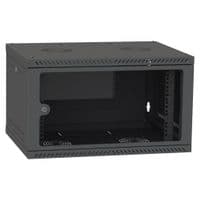 Шафа настінна Ipcom 4U, 600*350, RAL9005 (СН-4U-060х035-ДС-9005)