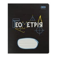 Зошит ZiBi предметний BLACK, 36 аркушів, клітинка, геометрія (ZB.1730-03)