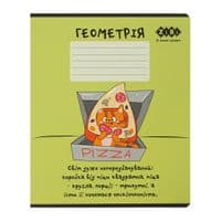 Зошит ZiBi предметний CUTE CAT, 36 аркушів, клітинка, геометрія (ZB.1731-04)