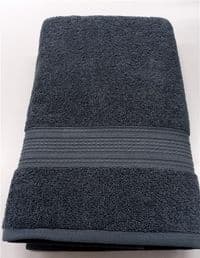 Рушник махровий Ardesto SuperSoft 50х90см, 100% бавовна, сірий темний
