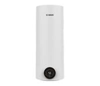 Водонагрівач електр. BOSCH круглий слім Tronic 4000T, 50л, 1,5кВт, сухий тен, вертикальний монтаж, електр. кер-ння, B, білий