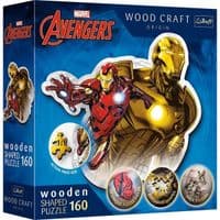 Пазл Trefl Wooden Marvel Heroes Отважный железный человек 160 элементов (5900511201833)
