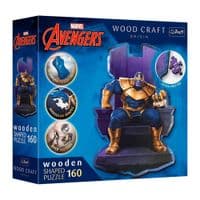 Пазл Trefl Wooden Marvel Heroes Танос на троне 160 элементов (5900511201840)