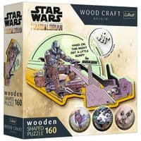 Пазл Trefl Wooden Star Wars Мандалорец - воссоединитесь 160 элементов (5900511201871)