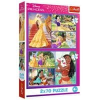 Пазл Trefl Princess Сказочные дни 2x70 (5900511344400)