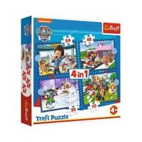 Пазл Trefl Paw Patrol Собачьи дела 4 in 1 (35, 48, 54, 70) элемента (5900511346503)