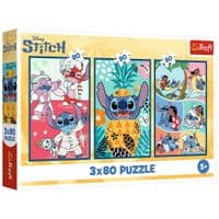 Пазл Trefl Lilo&Stitch Мир Cтеча 3x80 (5900511348859)