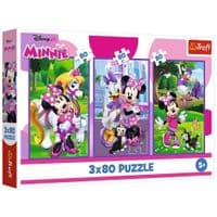 Пазл Trefl Mickey&friends Мінні та друзі 3x80 (5900511348897)