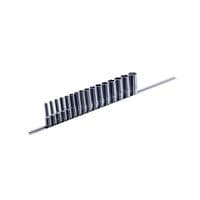 Набор головок Toptul длинных на планке 12-гр. 1/2" 15шт. 8-24 мм (GAAQ1606U-12)
