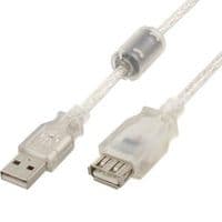 Кабель Cablexpert (CCF-USB2-AMAF-TR-10) USB2.0 A - USB A, 3м, ферритовый фильтр