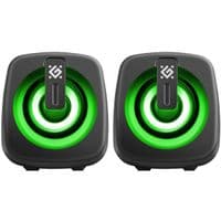Акустическая система 2.0 Defender J1, 6Вт, подсветка, USB, черная