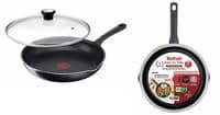 Сковорода с крышкой Tefal Day by Day, 20см, с крышкой, алюминий, бакелит, стекло, черный